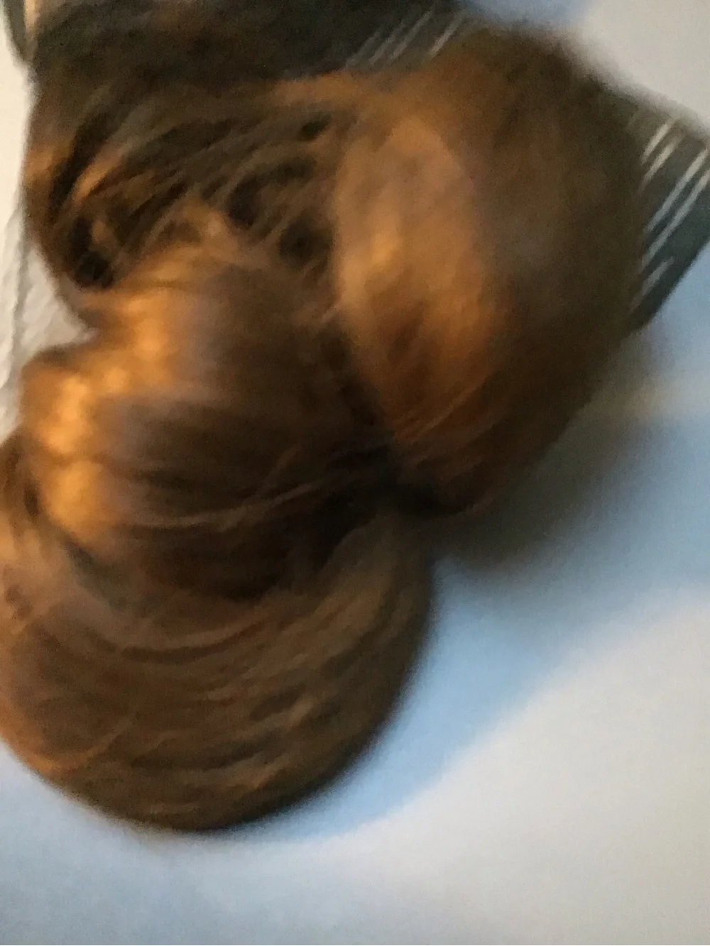 Brown with gold Women’s Hair halo style Extension - Unbranded
